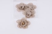 Ornament Din Iuta Cu Adeziv 4/set Floare margea