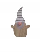 Ornament Din Lemn De Craciun Gnom 20 Cm