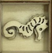 Ornament Decor Calut De Mare Lemn Natur 6/set