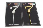 Ornament Metal Pentru Tort Cifra 7