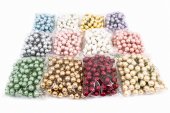 Ornament Plastic Bile Cu Sarmulita 100/Set/1.2 Cm