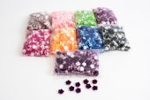 Ornament Plastic Floare 200/set Pastelat