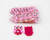 Ornament Textil 20/set Bufnita Ciclam