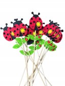Ornament Textil Cu Bat 12/set Buburuza