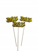 Ornamente Din Fetru Cu Bat Scris Back To School 12/Set
