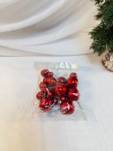 Ornamente Glob cu Sarma 20/set Rosu Sidefat
