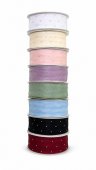 Panglica Organza Cu Strasuri 4cm-18,2metri