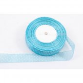 Panglica Organza Cu Buline 2.5cm/50m Bleo