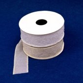 Panglica Organza Cu Fir Lame 2.5cm/9.5m