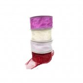 Panglica Organza Cu Sarma Pe Margine 5 Cm