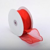Panglica Organza Cu Sarma Pe Margine 5cm/22m
