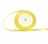 Panglica Satin 0.6cm/22m Galben Pai 010