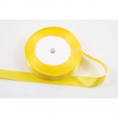 Panglica Satin 1.5cm/22m Galben 015
