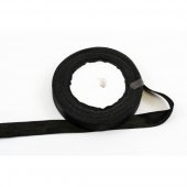 Panglica Satin 1.5cm/22m Negru 039
