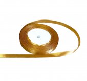 Panglica Satin 1cm/22m Auriu Deschis 104