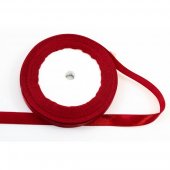 Panglica Satin 1cm/22m Rosu Inchis 033