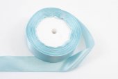 Panglica Satin 2.5cm/22m Bleo Deschis 013