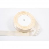 Panglica Satin 2.5cm/22m Crem Deschis 008