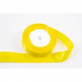 Panglica Satin 2.5cm/22m Galben 015