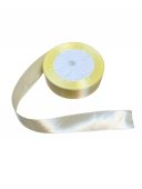 Panglica Satin 2.5cm/22m Galben Pai 010