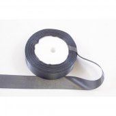 Panglica Satin 2.5cm/22m Gri Inchis 003