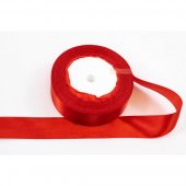Panglica Satin 2.5cm/22m Rosu 026