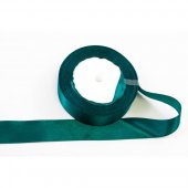 Panglica Satin 2.5cm/22m Verde Smarald Inchis 096
