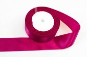 Panglica Satin, Ciclam Inchis, rola 22 m, latime 4 cm