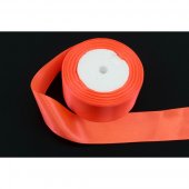 Panglica Satin, Corai Neon, rola 22 m, latime 4 cm