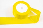 Panglica Satin, Galben, rola 22 m, latime 4 cm