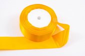 Panglica Satin, Galben Soare, rola 22 m, latime 4 cm