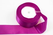 Panglica Satin, Magenta, rola 22 m, latime 4 cm