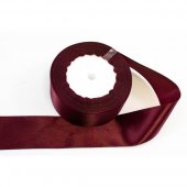 Panglica Satin, Marsala, rola 22 m, latime 4 cm