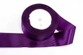 Panglica Satin, Mov, rola 22 m, latime 4 cm