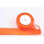 Panglica Satin, Portocaliu, rola 22 m, latime 4 cm