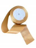 Panglica Satin 5cm/22m Auriu Deschis 104