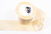 Panglica Satin 5cm/22m Crem Inchis 123