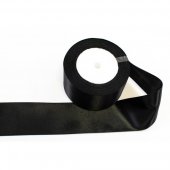 Panglica Satin 5cm/22m Negru039