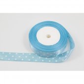 Panglica Satin Cu 3 Buline 2,5 cm/22m Bleo