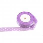 Panglica Satin Cu 3 Buline 2,5 cm/22m Mov
