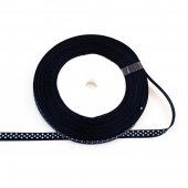 Panglica Satin cu Buline 0.6cm/22m Bleomarin