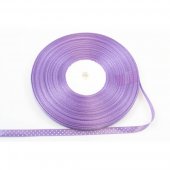 Panglica Satin cu Buline 1cm/90m Mov