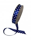 Panglica Satin cu Buline 2cm/50m
