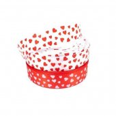 Panglica Satin Cu Inimi 2.5Cm/45 M