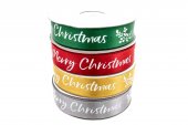 Panglica Satin Cu Merry Christmas 2 Cm