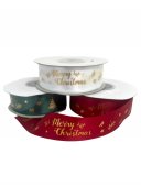 Panglica Satin Cu Merry Christmas