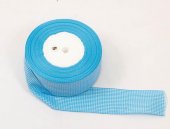 Panglica textil Carouri 4cm-22metri Bleu-Alb