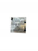 Panou Plastic Fundal Decor 30cm X 30cm Argintiu P2008
