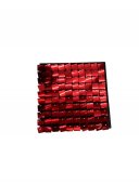 Panou Plastic Fundal Decor 30cm X 30cm Rosu P2007