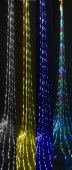 Perdea luminoasa LED de Craciun, 240 LED, 5 m x 1 m, multicolor